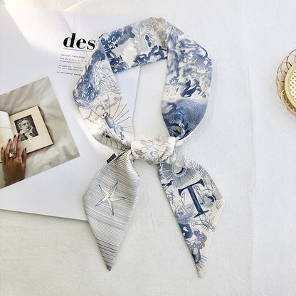 Handbag Handle Ribbon Scarf Band Hair Head Neck Neckerchief Retro Hair Ribbons