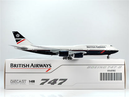 1:400 JC Wings BRITISH AIRWAYS BOEING B747-8i Passenger Airplane Diecast Model