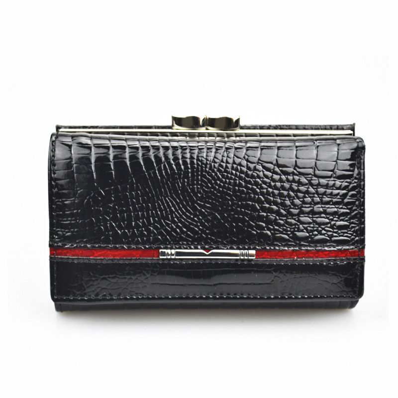 Small Wallet Purse Genuine Leather Clutch Coin Purse Card Holder Money Bags 1 PC