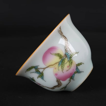 Ceramic Cups Handmade Chinese Jingdezhen Porcelain Teacup Tea Ceremony