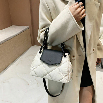 Tote Bag Leather Women's Handbag Chain Shoulder Crossbody Bags