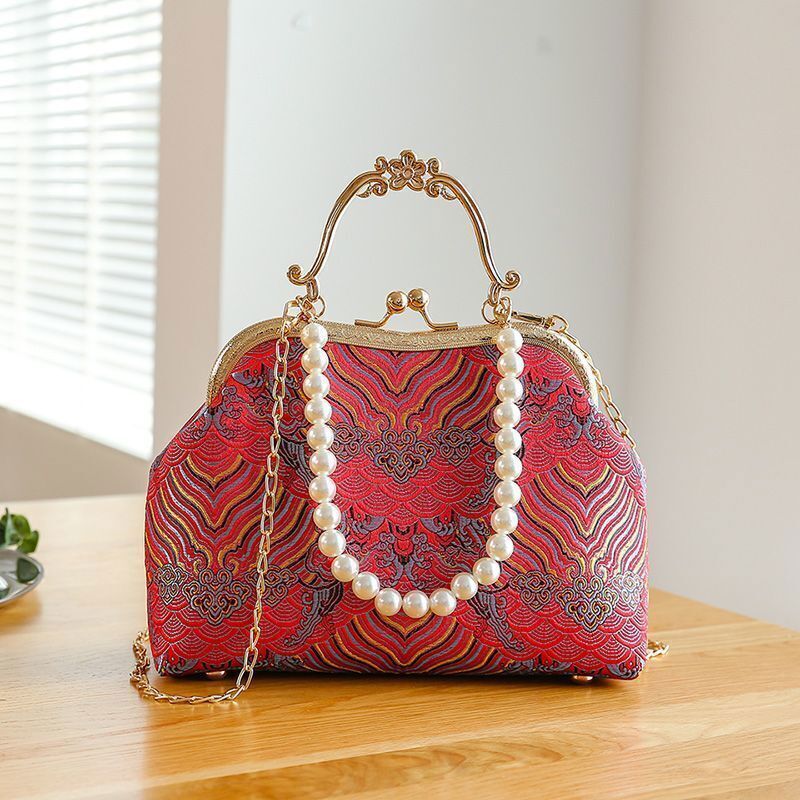 Bag Beads Wedding Bags Women Shoulder Crossbody Bag Chain Women's Handbags
