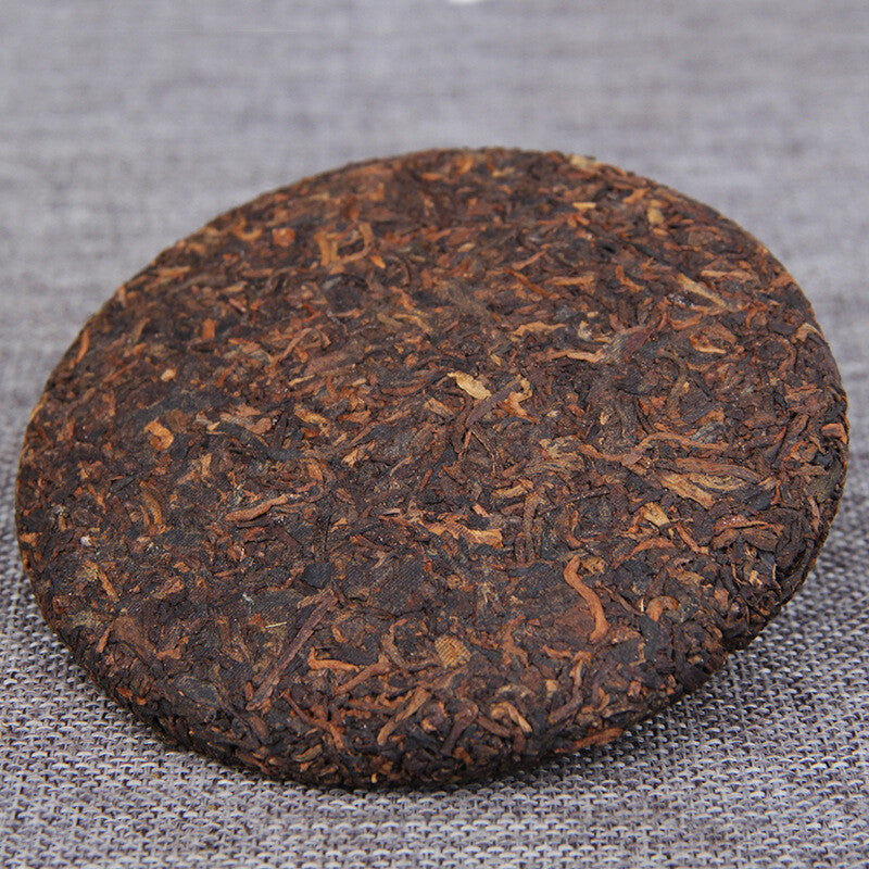 2019 Chinese Yunnan Ripe Puerh Golden Bud Small Cake Shu Puer Gongting 100g