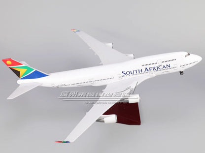 47CM 1:150 SOUTH AFRICAN BOEING 747-400 Airplane Landing Gear Resin Plane Model