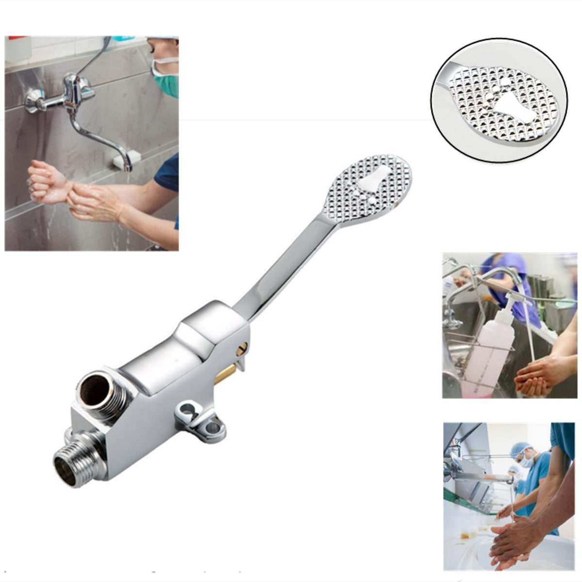 Floor Control Switch Foot Pedal Valve Cover Bathroom Basin Faucet Hospital Hotel