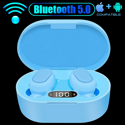 Audifonos de Telefonos Bluetooth Auriculares inalambricos LED para Celulares