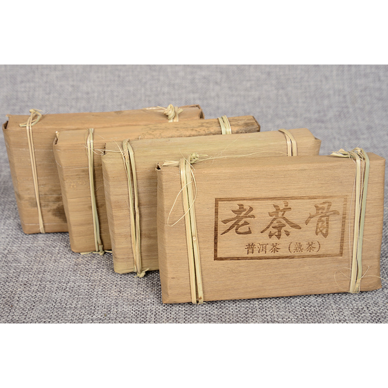 Pu'er Tea 250g/8.8oz Bamboo Shoot Shell Tea Aged Old Bone Organic Black Tea