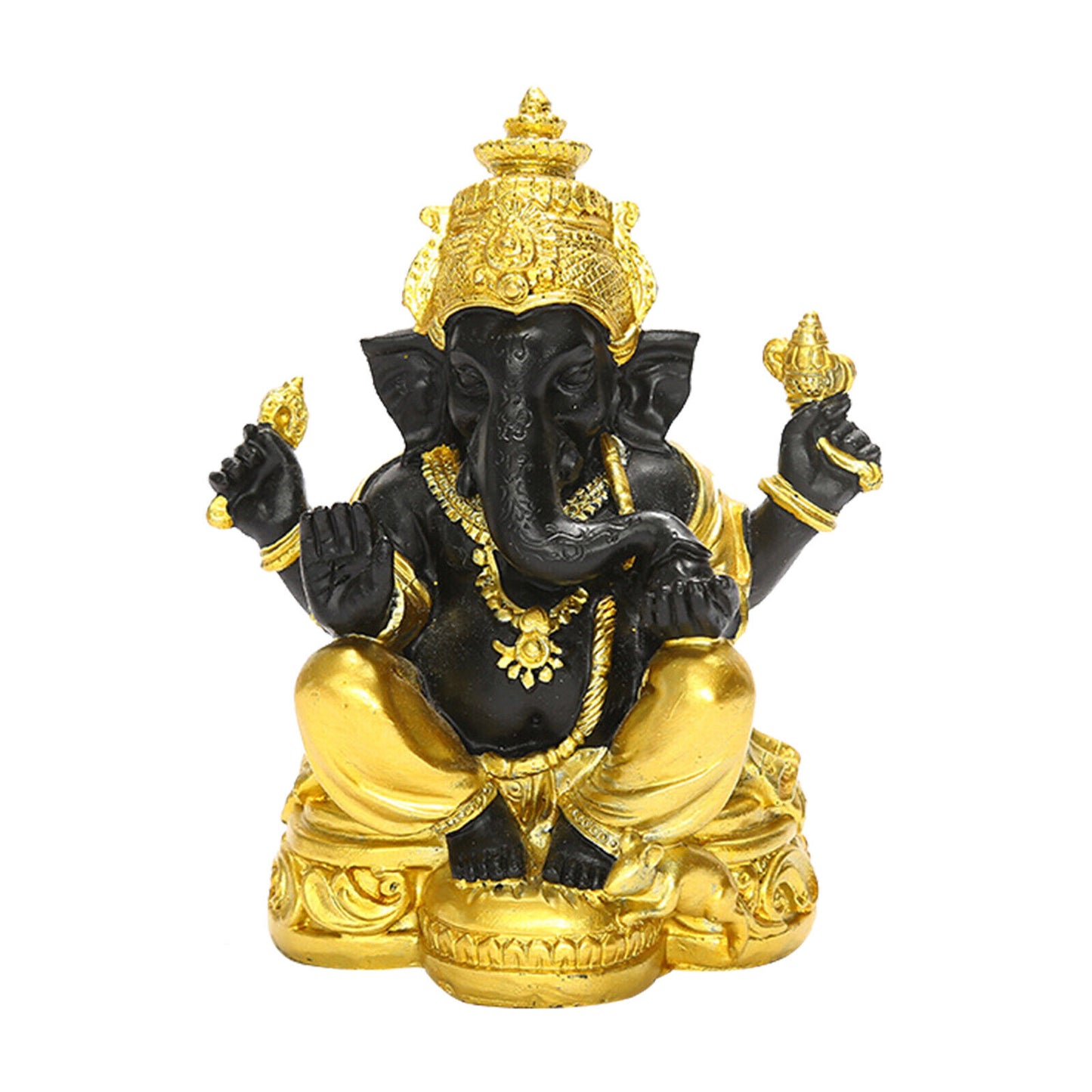 Figurine India Buddha Statue Home Porch Decor for Car Dashboard