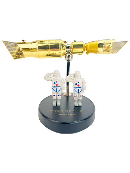 1:80 23CM Shenzhou-11 & Tiangong-2 Docking Diecast Aerospace Spaceflight Model