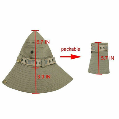 Tactical Hat Sun Beanie Summer Sun-Protective Fishing Hunting 38*38*2CM Sunshade