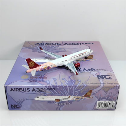 1:400 NG Models Juneyao Air Airbus A321neo Diecast Aircraft Model