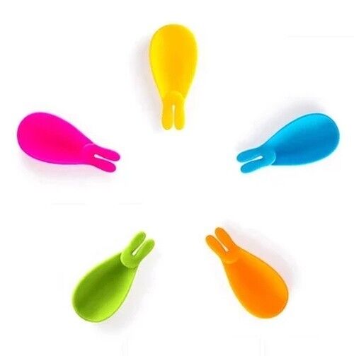 Creative Silicone Gel Rabbit Shaped Tea Bag Holder Tea Infuser Candy Colors Mug