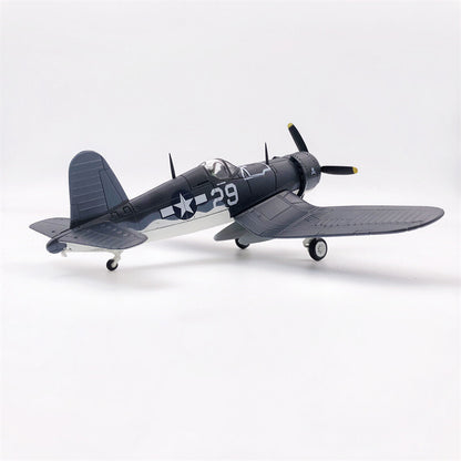 Amer WWII F4U-1 Pirate Military Fighter VMF-323 USA 1945 1/72 Aircraft Model