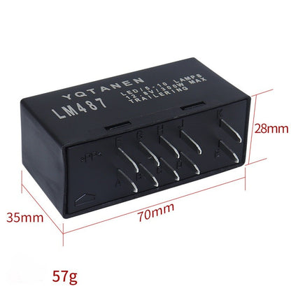10 Pin 12V Car LED Turning Signal Flash Relay Controller OEM#15231201 #10383321