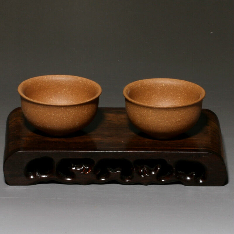 2 tea cup marked real yixing zisha duan clay kungfu tea cups handmade cup of tea