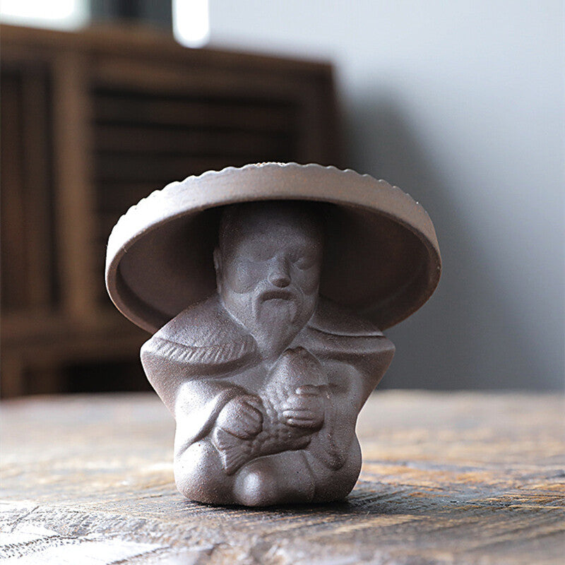 Ceramic Tea Strainer Crude Pottery Tea Filter Stainer Chinese Tea Accessories