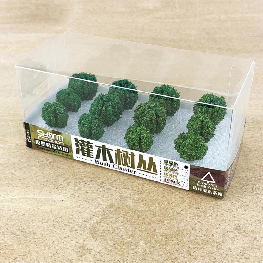 12Pack Architecture Trees Model Miniature for 1:35/1:48/1:72/1:87 Scenery Scale