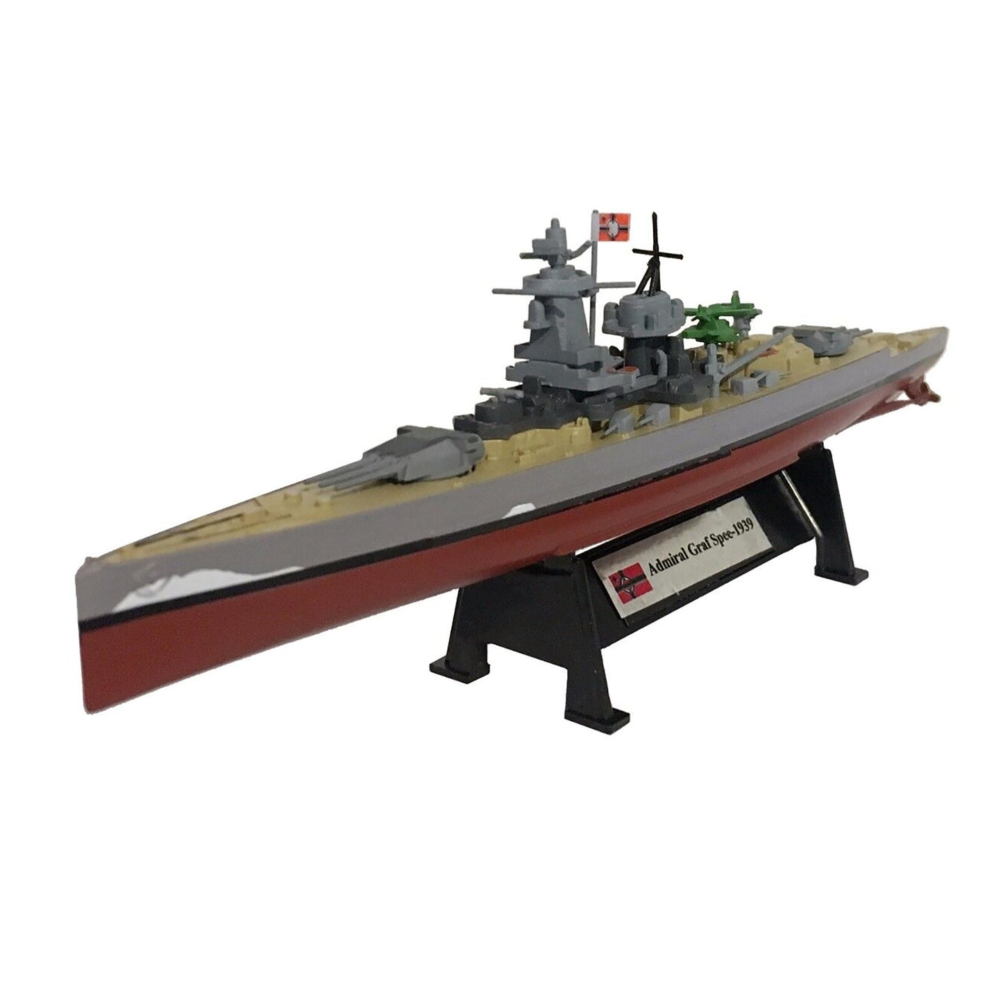 1/1000 Scale Diecast Alloy WWII German Navy Admiral Graf Spee Battleship Model