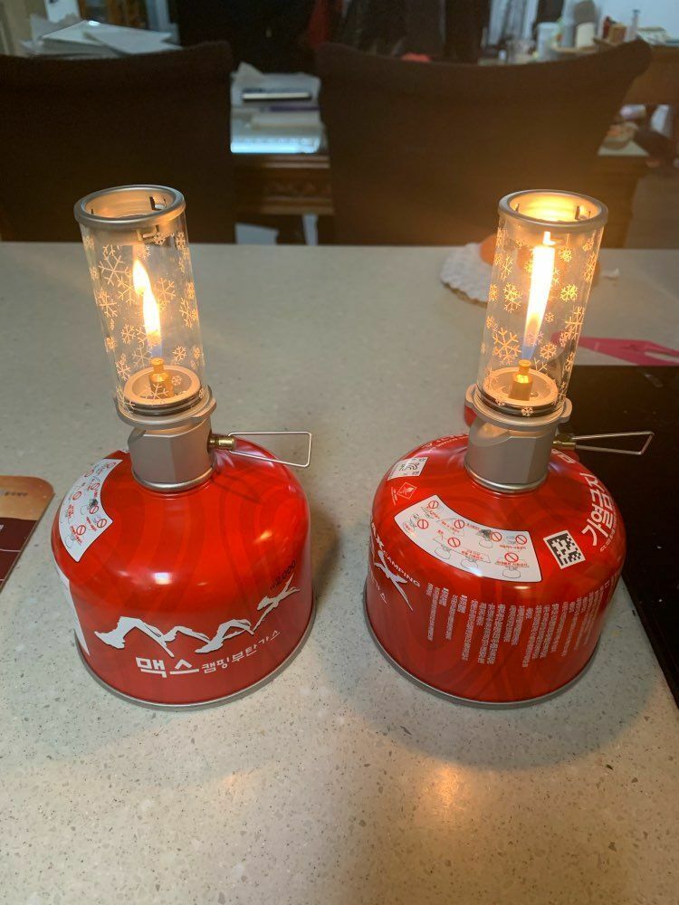Camping Gas Lamp Outdoor Ultralight Portable Tourist Night Light Indoor Lantern