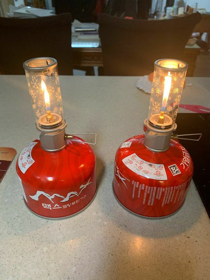 Camping Gas Lamp Outdoor Ultralight Portable Tourist Night Light Indoor Lantern