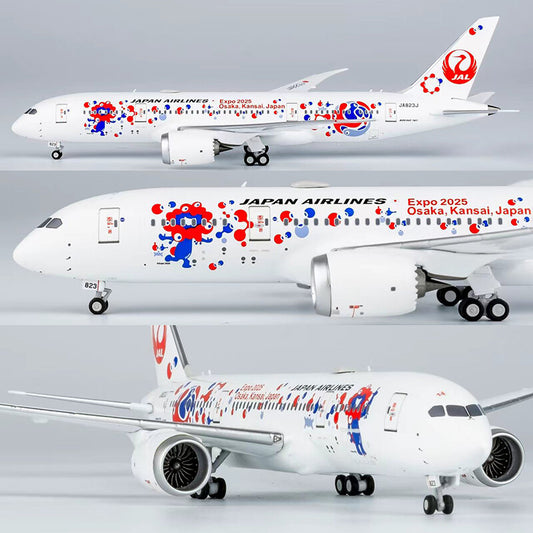 NG 1/400 JAL B787-8 aircraft model JA823J 2025 Osaka World Expo alloy model