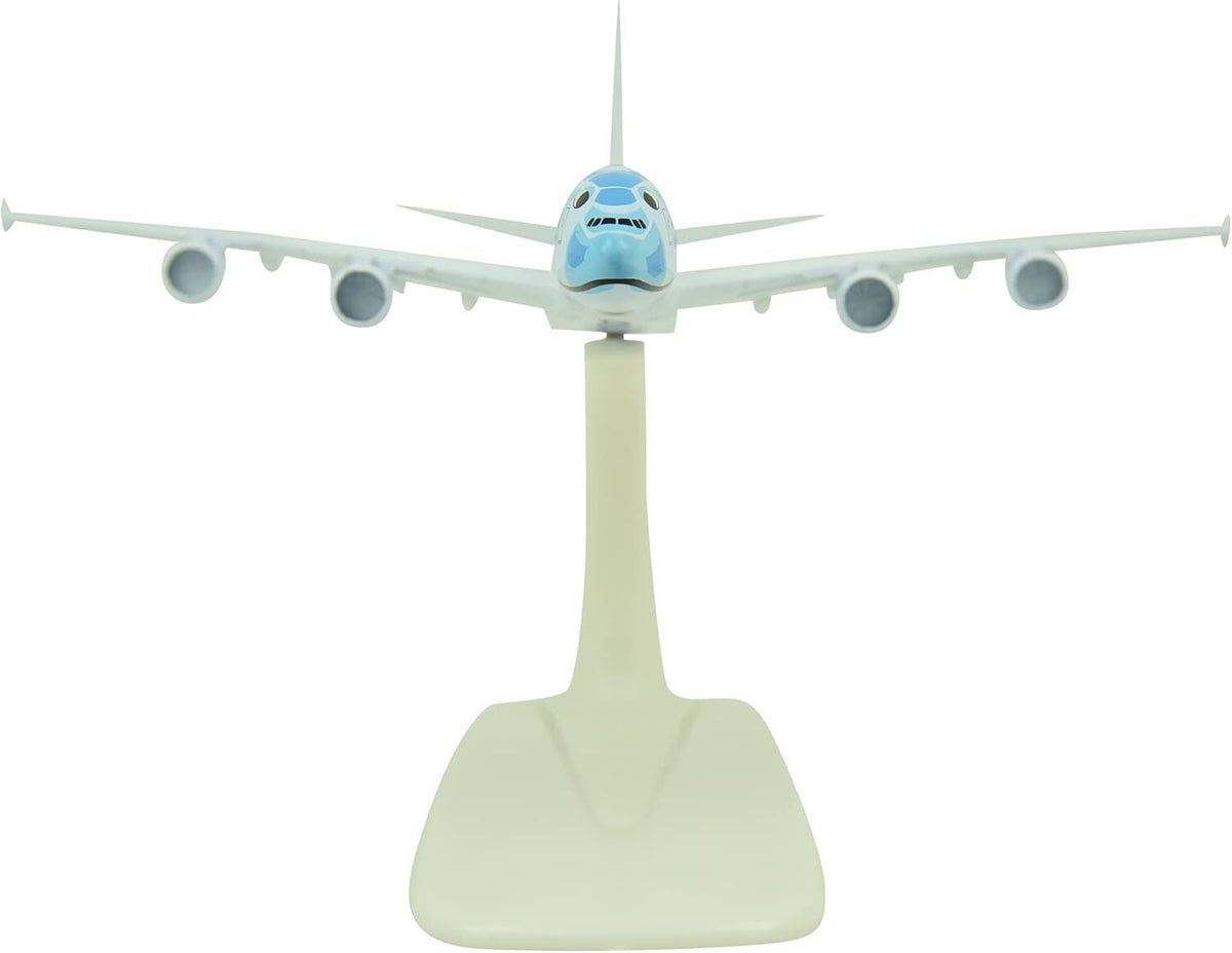1:500 15cm A380 ANA Sea Turtle Metal Airplane Model Plane Toy Plane Model Blue