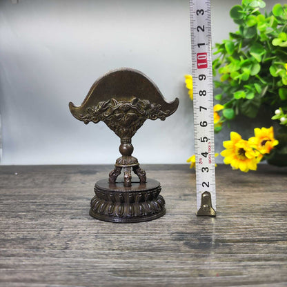 Brass Tibetan Style Nepalese Craft Copper 3-Inch Vajra Axe Ritual Tool Decor