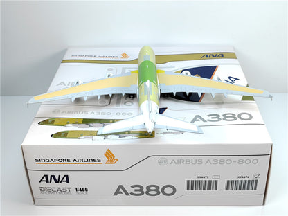 1:400 JC Wings ANA AIRBUS A380 Passenger Airplane Diecast Aircraft Model