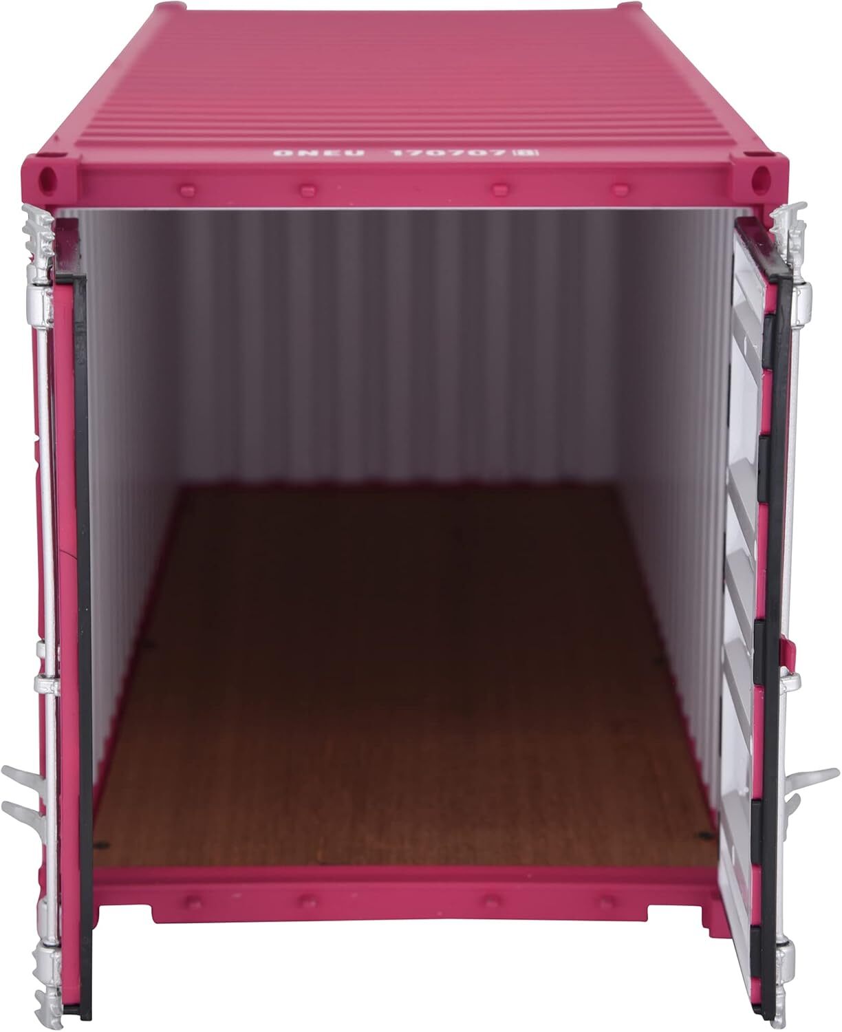 1:20 ONE 20GP Shipping Container Model Pink Abs Resin & Wood Toy Decoration Pink