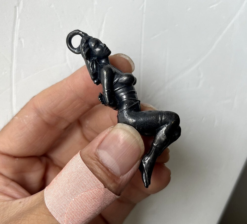 New Solid Brass Bonded Statue Art Beauty Model Decor Artworks Pendants