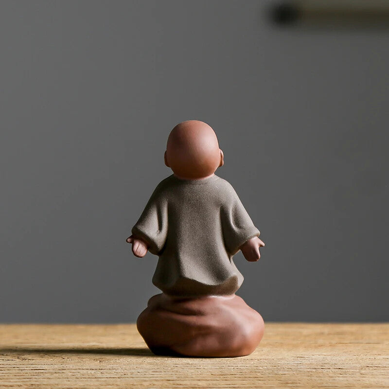 Ceramic Small Monk Tea Pet Tea Table Decoration Tea Set Tea Table Decoration