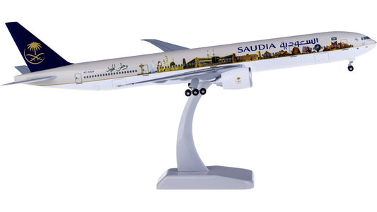 1:200 37CM Hogan SAUDIA BOEING 777-300ER Passenger Airplane ABS Plastic Model