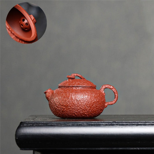 Original Dahongpao Clay Teapot Handmade Yixing Zisha "Clown" Style Kungfu Teapot