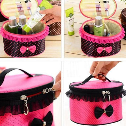 Multifunction Travel Clear Makeup Bag Polyester Toiletries Organizer Waterproof