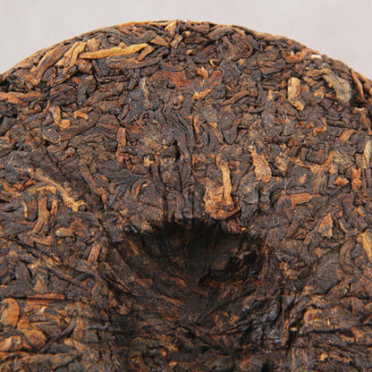 200g Classic Pu-Erh Tea Yunnan Menghai Ripe Pu'er Tea Cake Chinese Slimming Tea