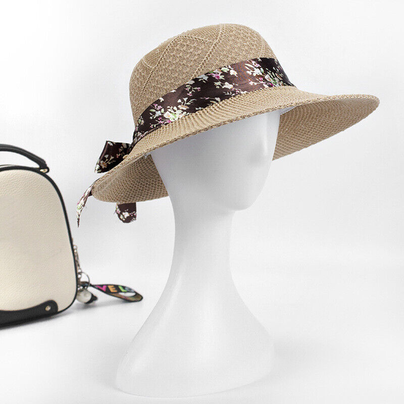 Summer Women Hats Wide Brim Sun Hats Straw Hat Sun Protection Ladies Panama Caps