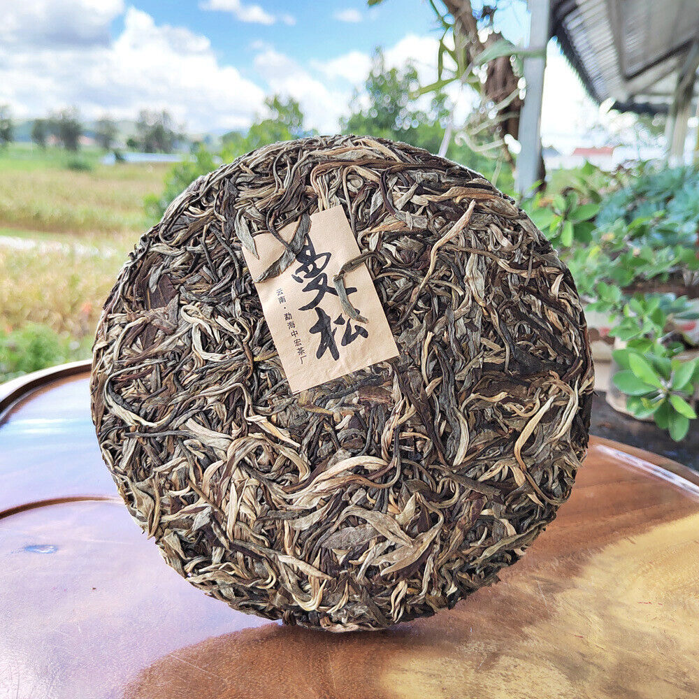 Mansong Pu'er Tea Cake Ancient Tree Pu'er Raw Tea Yibang Royal Tribute Tea 357g
