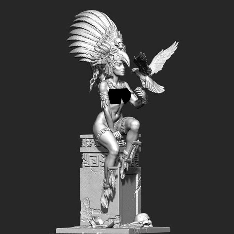 1/24 Resin Figure model kit Ancient Eagle Warrior R4637 Unassembled Garage kit