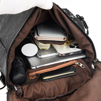 Backpacks Soft Big Luxury Anti-theft Travel Bags Large School Purse 28*13*34 CM