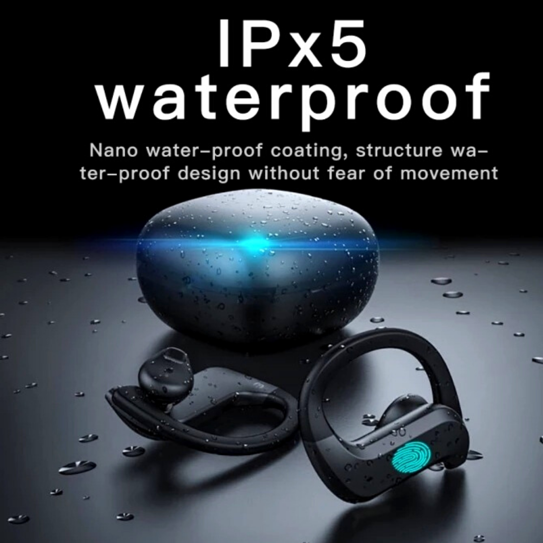 Bluetooth 5.0 Headset TWS Wireless Earphones Earbuds Stereo Headphones Ear Hook