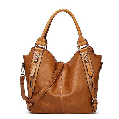 Handbag Bag Side Pockets Bag PU Leather Totes Shoulder Bags Ladies