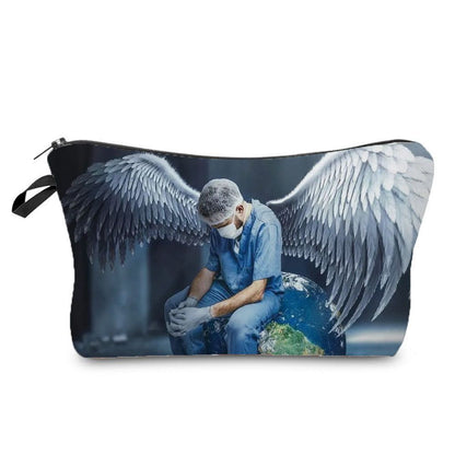 Cosmetic Bags Printed Makeup Bag Small Toiletry Bag Storage Purses 2*22*13.5 CM