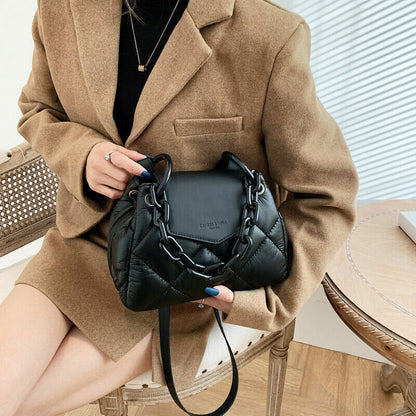 Tote Bag Leather Women's Handbag Chain Shoulder Crossbody Bags