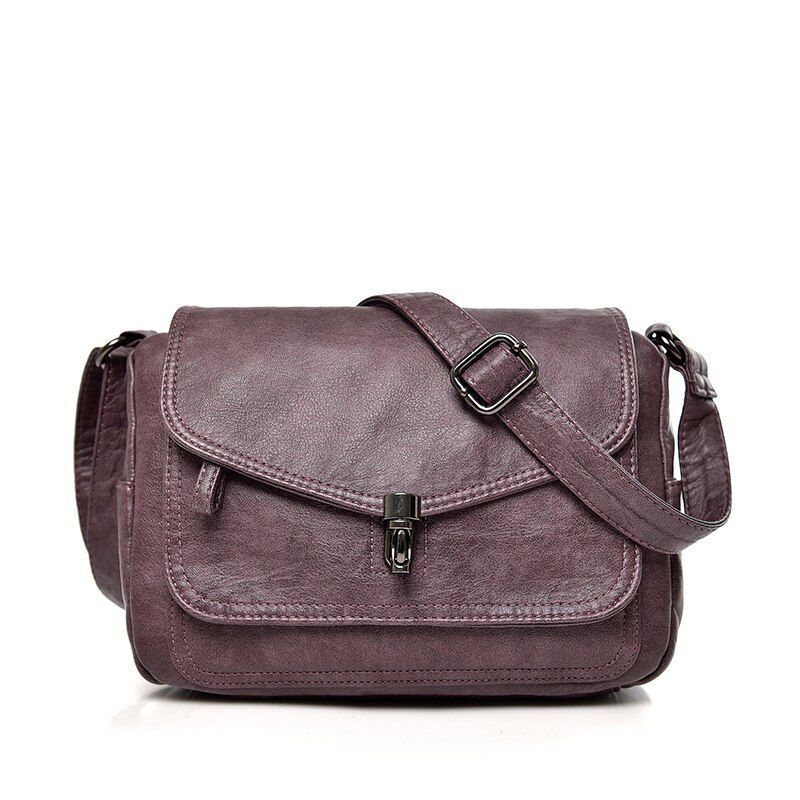 Vintage Shoulder Messenger Bag Purses Handbags Soft Leather Crossbody Bags Small