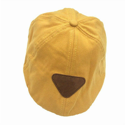 Baby Hat Spring Cotton Handsome Striped/Solid Boy Cap Beret Kids Sun Accessories