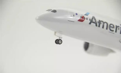 29CM 1:200 Risesoon American Boeing 787-8 Passenger Airplane ABS Plastic Model
