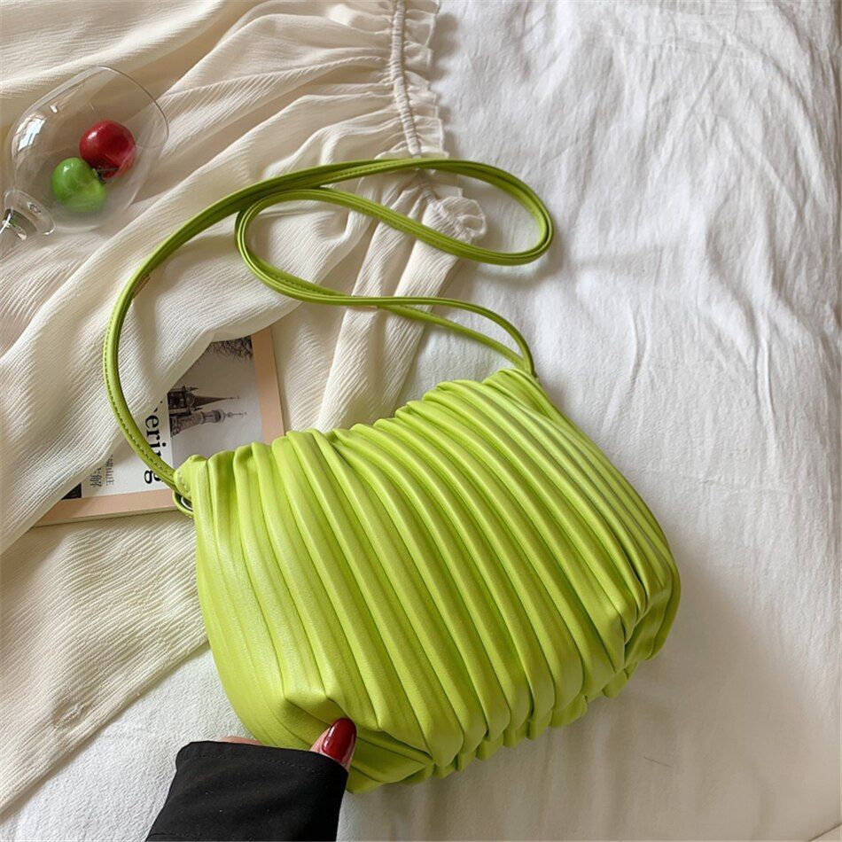 Luxury Bucket Bag Soft Leather Side Shoulder Bag Crossbody Bag Fashion Handbags