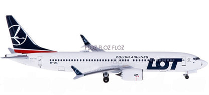 for AeroClassics for LOT for Boeing 737 MAX 8 SP-LVA 1:400 Aircraft Model