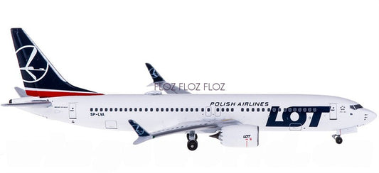 for AeroClassics for LOT for Boeing 737 MAX 8 SP-LVA 1:400 Aircraft Model