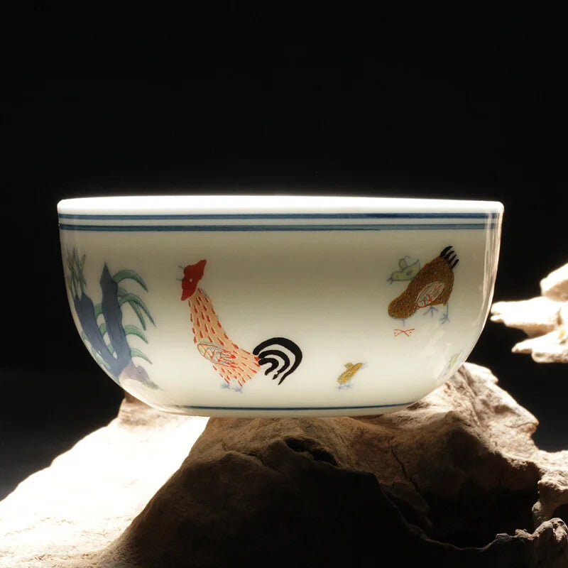 ceramic bowl cup tea cup handmade kungfu tea set Home hospitality cup Master Cup